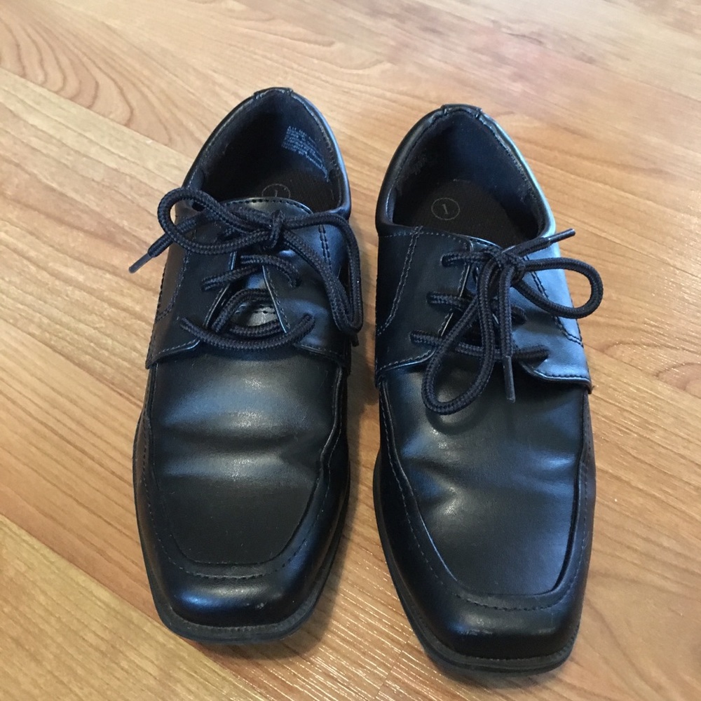 Boy Black Dress Shoe